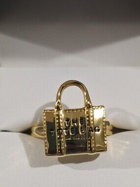 Marc Jacobs Gold Tote Bag Ring